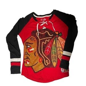 Chicago Blackhawks NHL Long Sleeve Tee Size Small